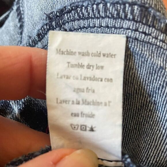 Classic Acid Wash High Waist  destroyed Jeans - Picture 11 of 11